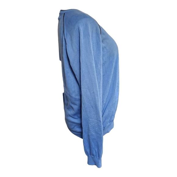 Izod XFG Cool-FX vneck sweater blue black trim size XL - Picture 3 of 7